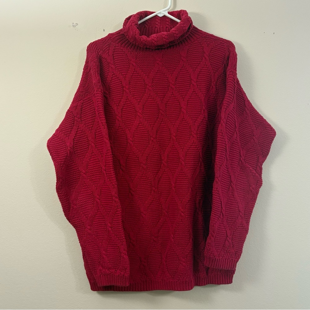 Vintage Eddie Bauer outdoor outfitters turtle neck sweater women’s medium cl